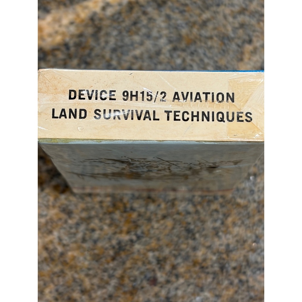 1973 US Navy Aviation Land Survival Techniques Training Cards Sealed Military - Picture 5 of 6
